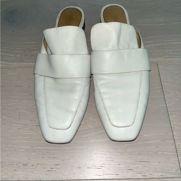 Designer Rag & Bone genuine leather slip-on loafer mules sz 39 - Picture 3 of 11